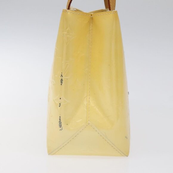 LOUIS VUITTON Monogram Vernis Reade PM Hand Bag Perle M91336 LV Auth 116705 - Picture 5 of 16